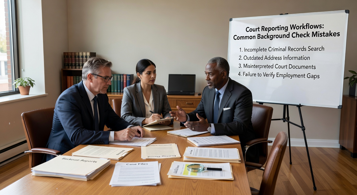 Learn how to avoid critical background check mistakes that undermine compliance and court reporting accuracy in regulated supervision programs.