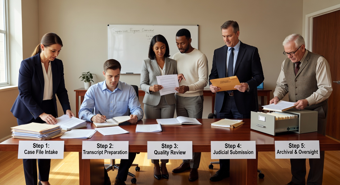 Learn 5 essential steps to improve court reporting workflows for supervision programs. Reduce paperwork, ensure compliance, and boost efficiency.