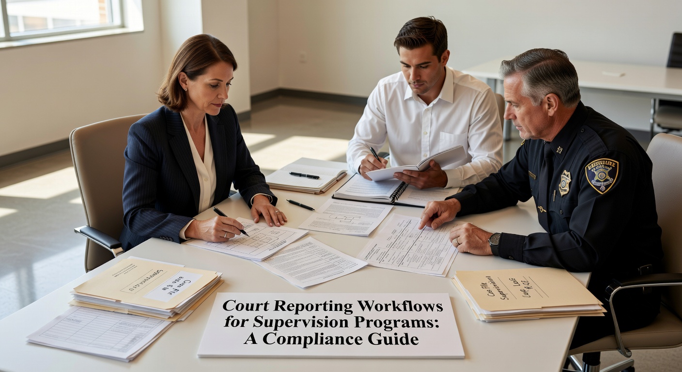 Learn how to implement efficient court reporting workflows for supervision programs with risk-based documentation, compliance tracking, and streamlined processes.