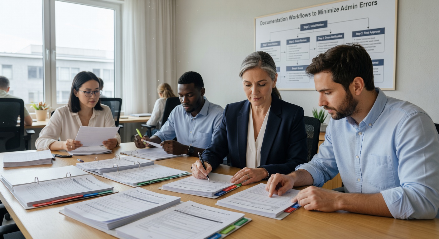 Learn practical documentation workflows to minimize administrative errors in regulated programs. Reduce compliance risks and improve operational efficiency.