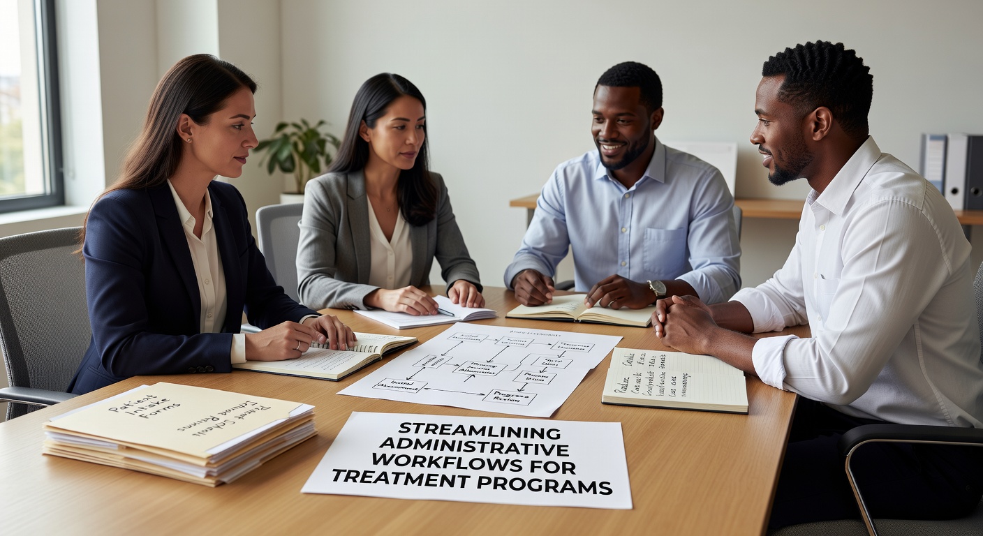 Learn practical strategies to streamline administrative workflows for treatment programs, reduce paperwork burden, and maintain compliance through standardized processes.