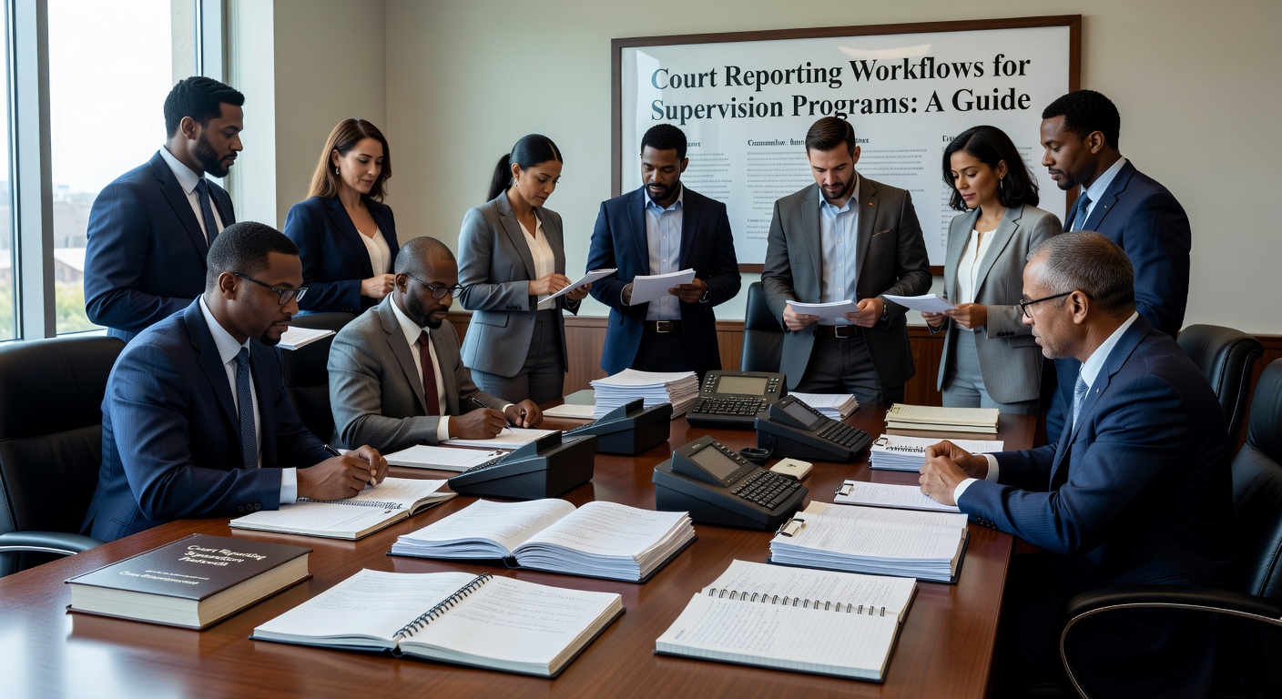 Learn how supervision programs can streamline court reporting workflows through standardized documentation, role clarity, and technology solutions.
