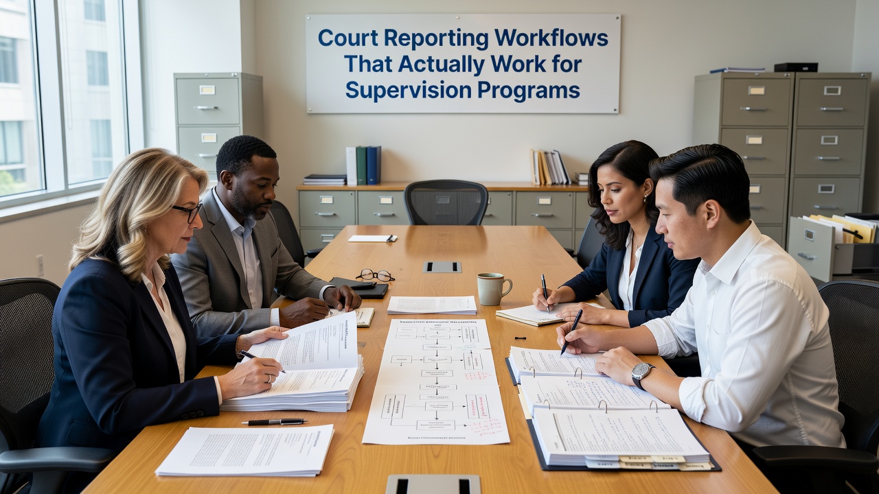 Learn how to build reliable court reporting workflows for supervision programs, reduce documentation errors, and stay audit-ready year-round.