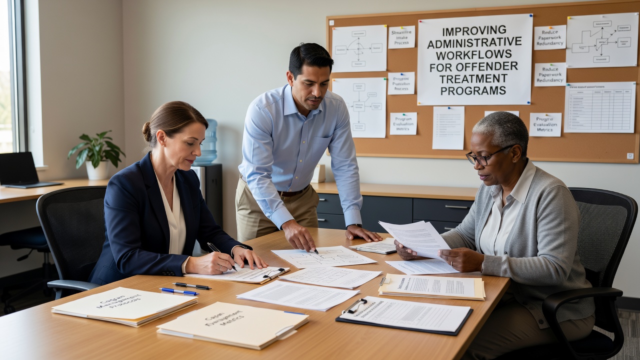 Learn practical strategies to improve administrative workflows for offender treatment programs, reduce documentation errors, and maintain audit-ready compliance.