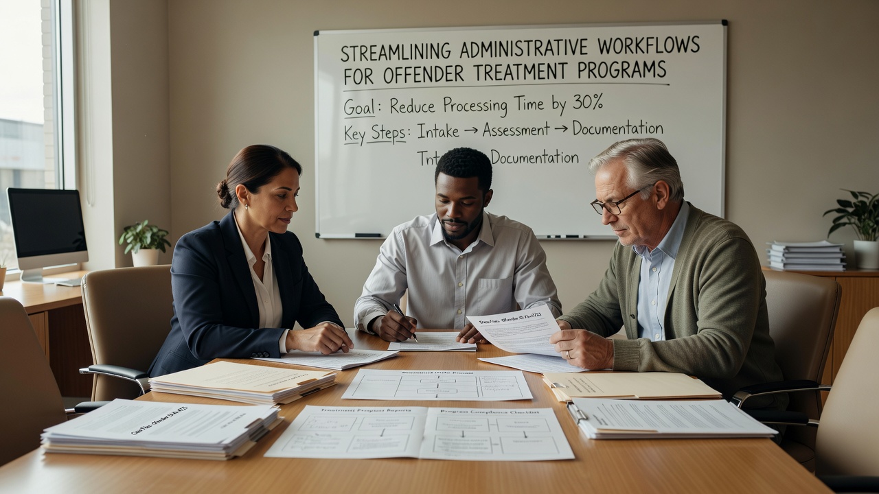 Learn how to streamline administrative workflows for offender treatment programs with better documentation, compliance tracking, and audit-ready processes.