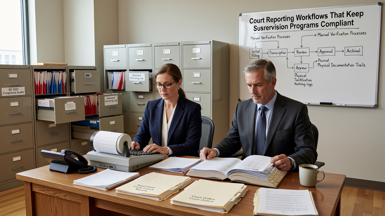 Learn how to build reliable court reporting workflows for supervision programs that reduce audit risk, improve documentation, and streamline compliance tracking.