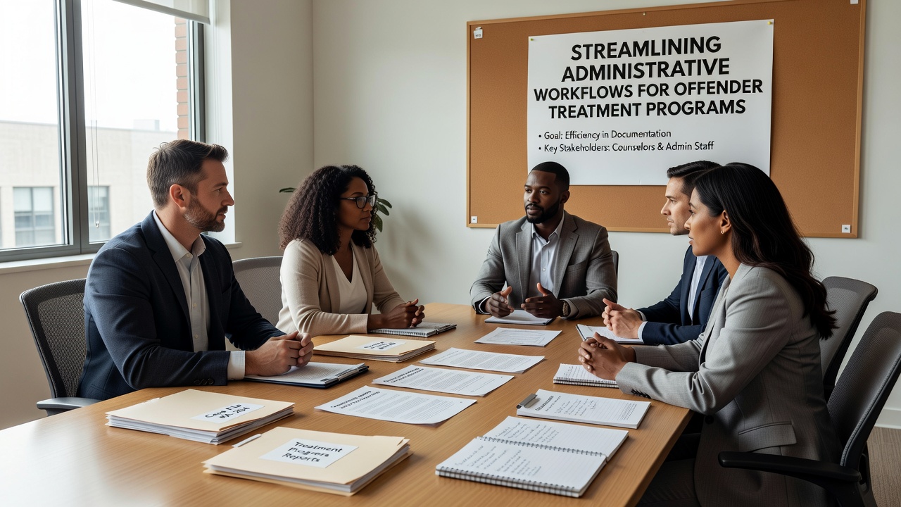 Learn how to improve administrative workflows for offender treatment programs with better documentation, compliance tracking, and reporting practices.